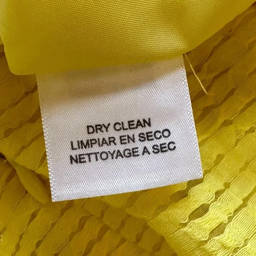 Nine West Yellow Tank Dress Fit & Flare Size 2 - Picture 6 of 8